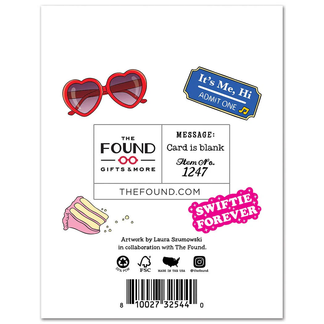 Taylor Friendship Bracelet Birthday Card