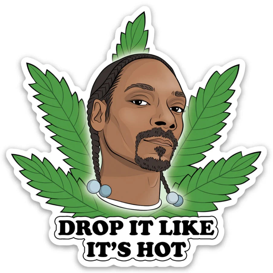 Die-cut Sticker- Snoop Pot Leaf