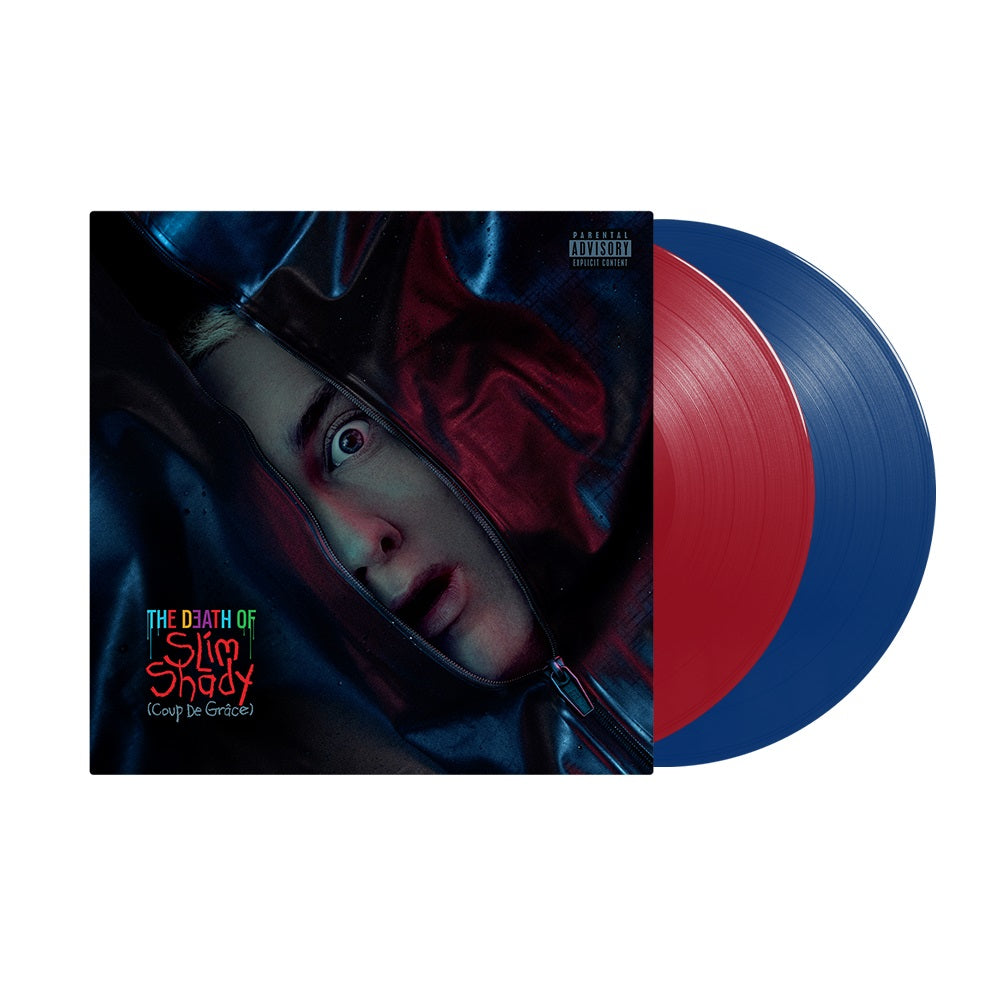 Eminem The Death of Slim Shady (Coup de Grâce) [Explicit Content] (Colored Vinyl, Red, Blue) (2 Lp's)