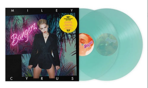 Miley Cyrus Bangerz (Limited Edition, Sea Glass Vinyl, Gatefold Jacket, Poster, 10th Anniversary) [Import] (2 Lp's)