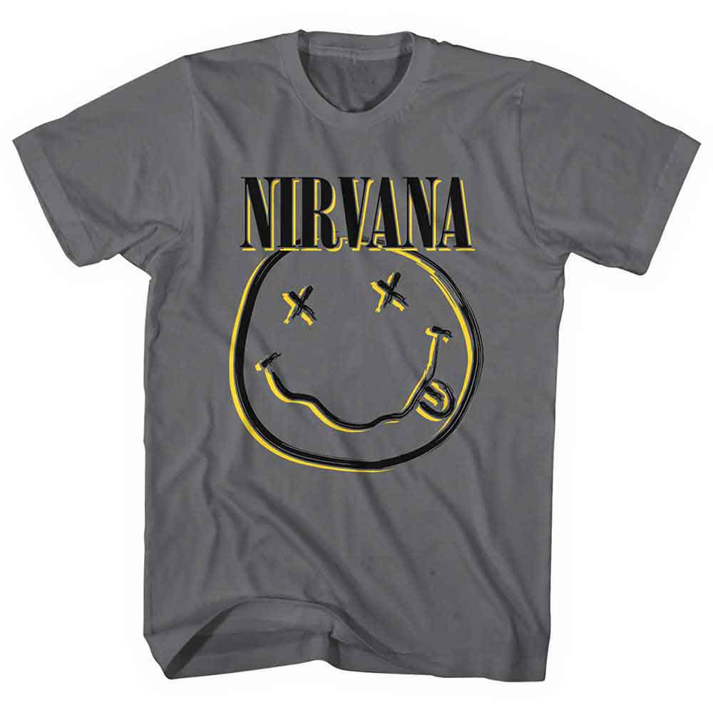 Nirvana Inverse Happy Face Grey